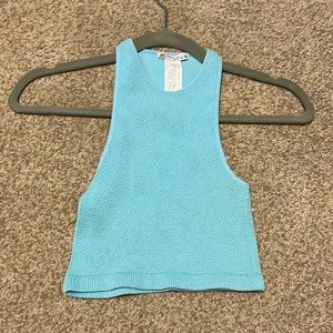 light blue tank